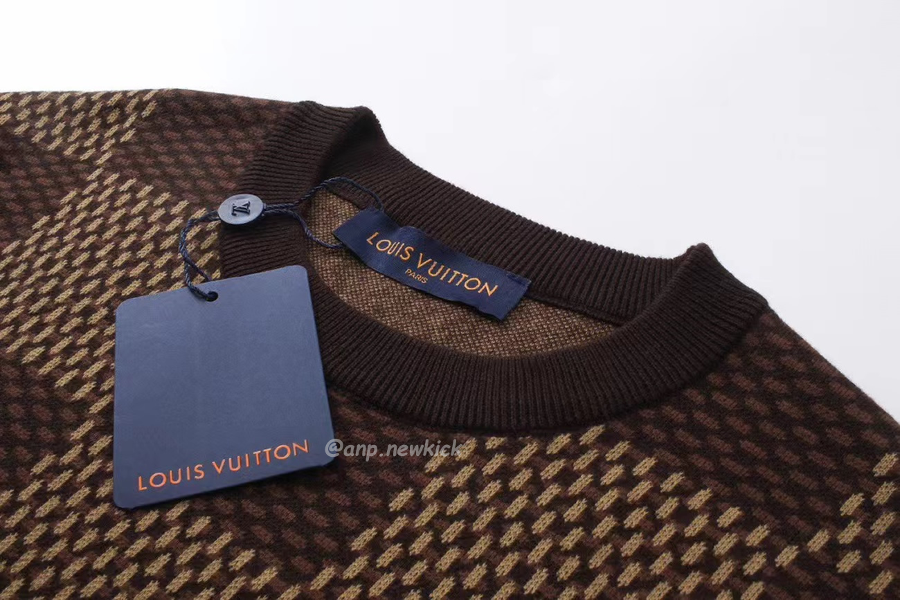 Louis Vuitton Round Necked Checkerboard T Shirt (16) - newkick.vip